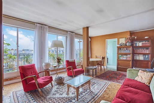 Parijs 16e arrondissement – Een appartement met 2 slaapkamers en twee terrassen