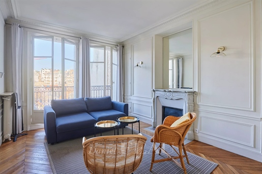 Paris XVIe - Jasmin, 87 m², to soveværelser ikke overset med balkon.