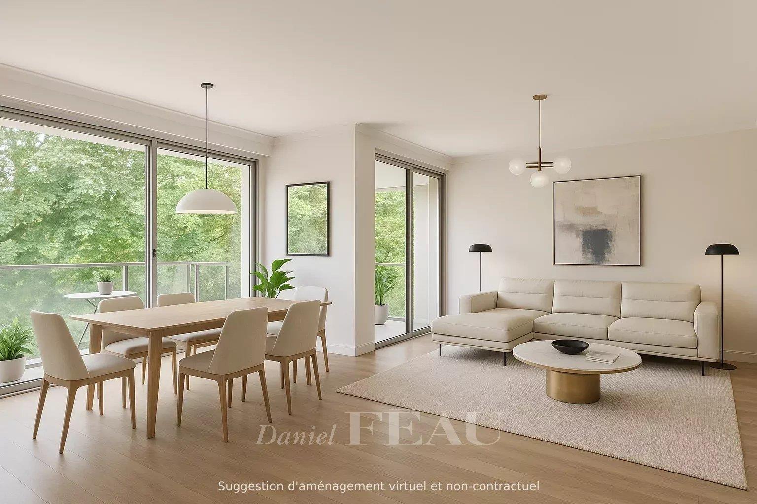 Neuilly Saint James - A 3-bed apartment with a balcony and terrace