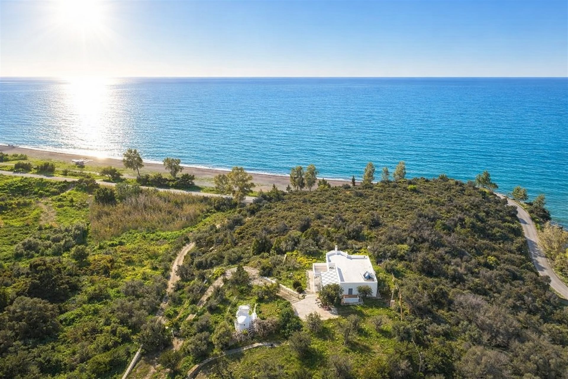 Plajda Panoramik Deniz Manzaralı Konut