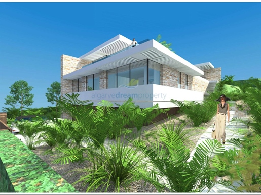 Elevated plot with project and sea view, Vale do Lobo