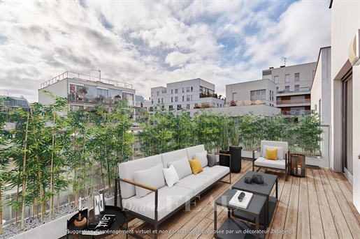 Boulogne-Billancourt – Een appartement met 3 slaapkamers en terrassen