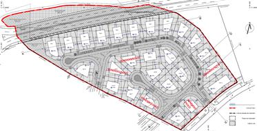Plots of land for construction of detached villas located in a central area