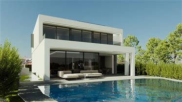 Villa moderne avec 4 chambres de qualité supérieure à la moyenne en construction au coeur de Vilamo
