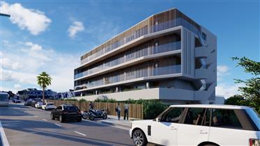 Apartamentos T2 em construção com garagem piscina na cobertura com vista mar e de elevada qualidade 