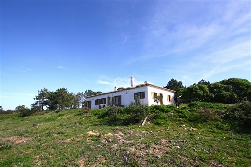 Large farmhouse with valley and sea views