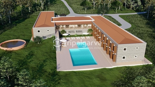 Hôtel rural de luxe avec vue sur la mer et la production agricole en Algarve à vendre