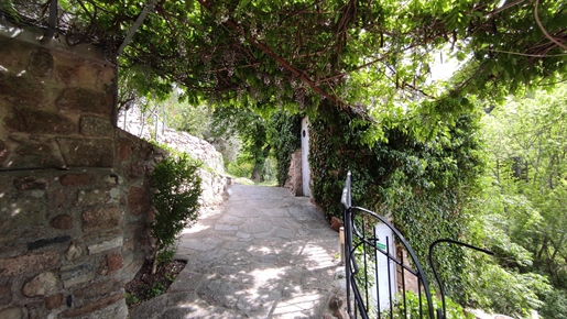 South Ardèche, piękny kamienny dom, odnowiony, 4 sypialnie, basen i 3 hektary ziemi