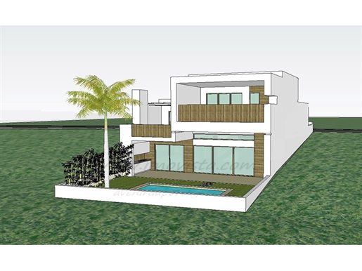 Twin Villa in the initial phase of construction