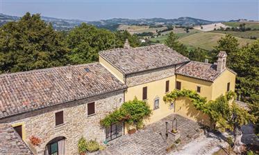 17Th Cent. Palazzo With Church and Pool In Dominant Position, Le Marche