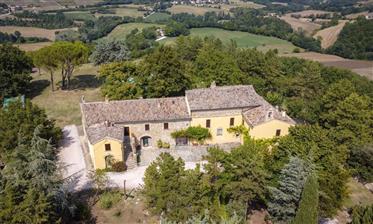 17Th Cent. Palazzo With Church and Pool In Dominant Position, Le Marche