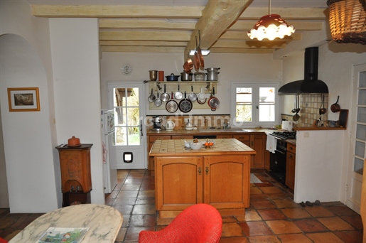 Country property, 4 bedrooms, 2 bathrooms/WC, swimming pool, outbuildings, 1.3 ha, quiet location.