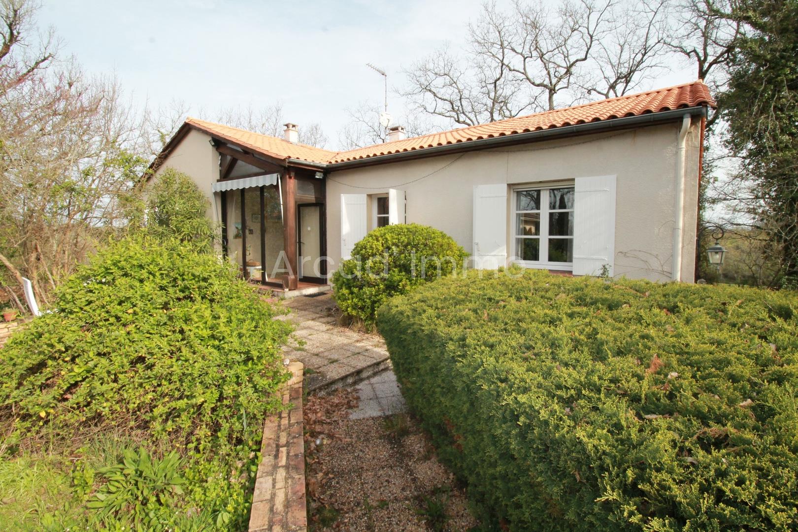 Three-Bedroom house with basement and fully enclosed wooded garden.