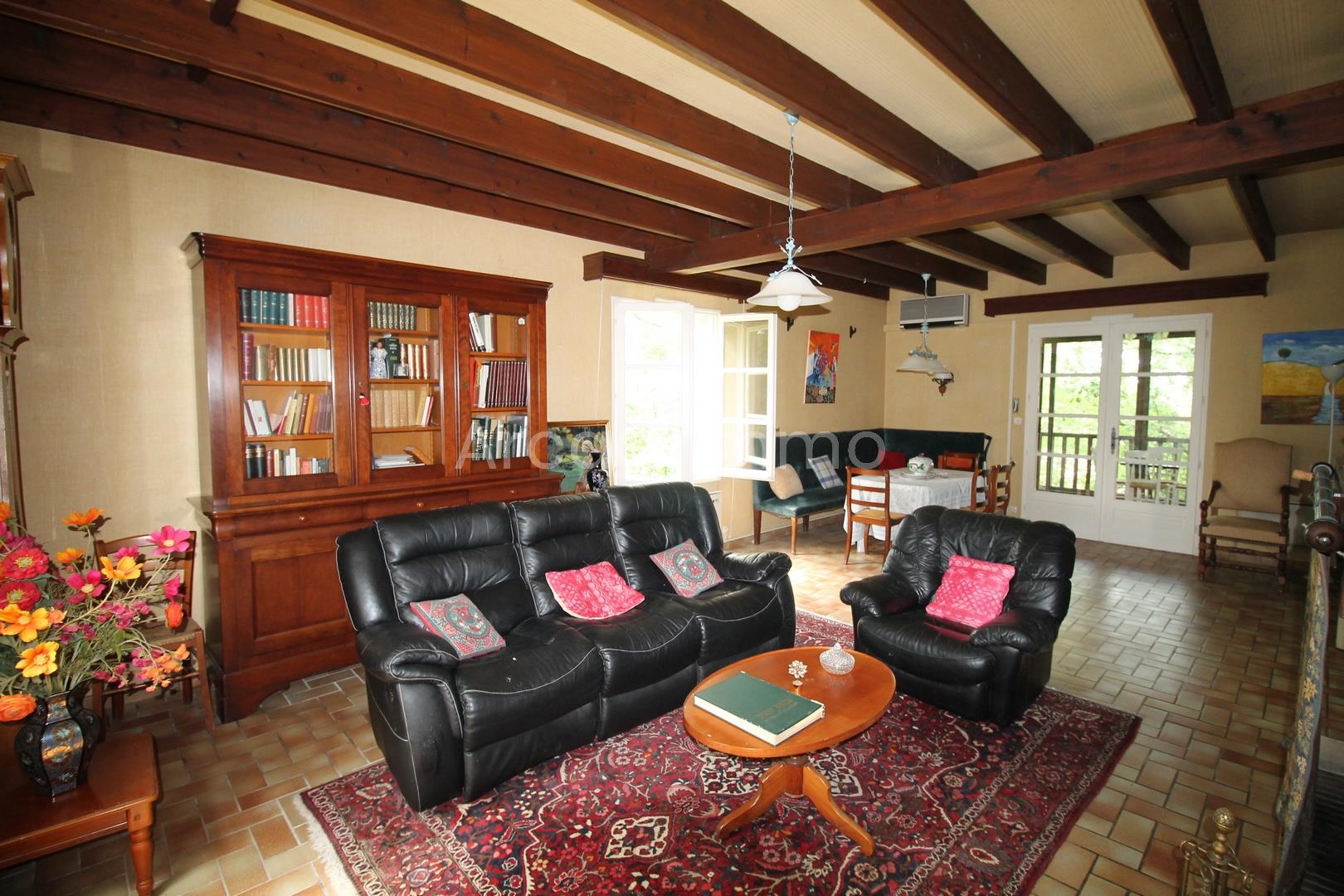 Three-Bedroom house with basement and fully enclosed wooded garden.