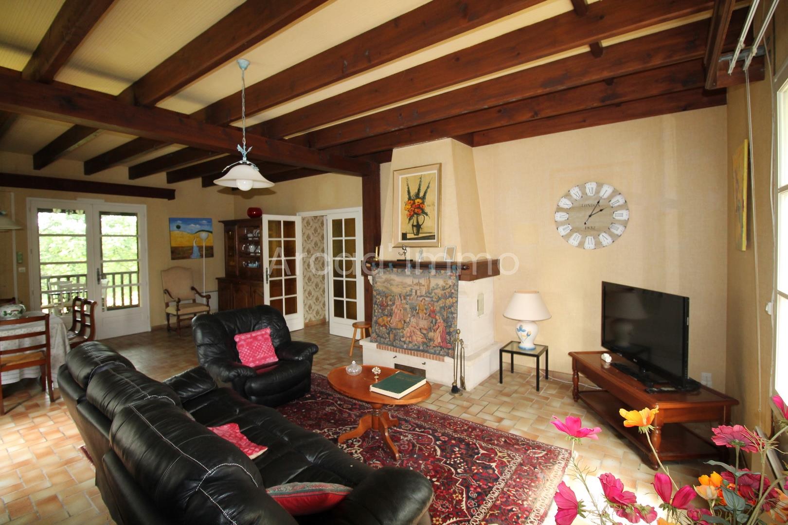 Three-Bedroom house with basement and fully enclosed wooded garden.