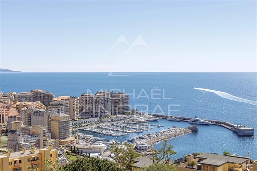 Великолепен апартамент - панорамна гледка към морето - близо до Монако