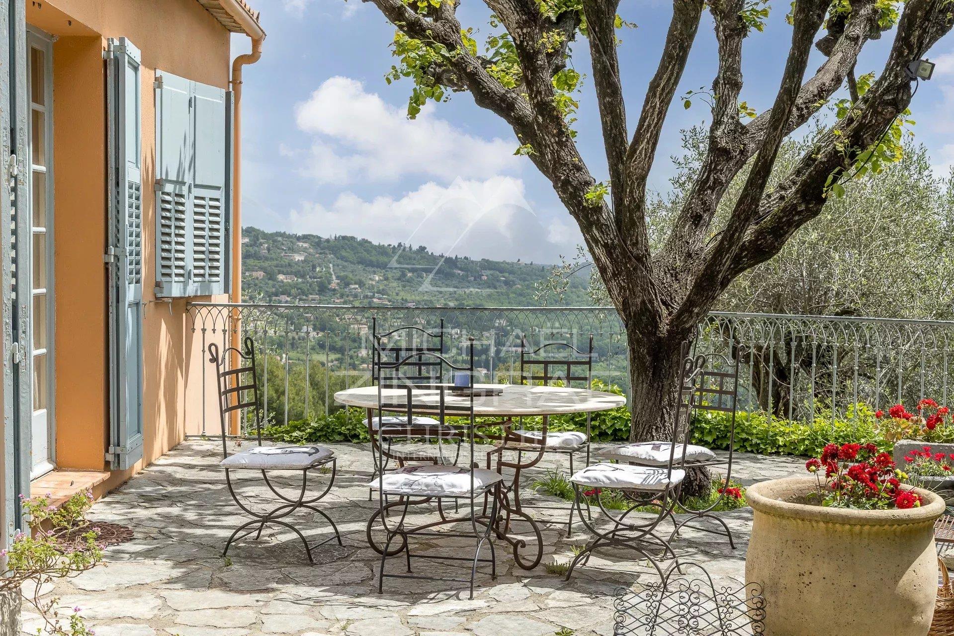 Arrière Pays cannois - Bastide avec vue mer panoramique