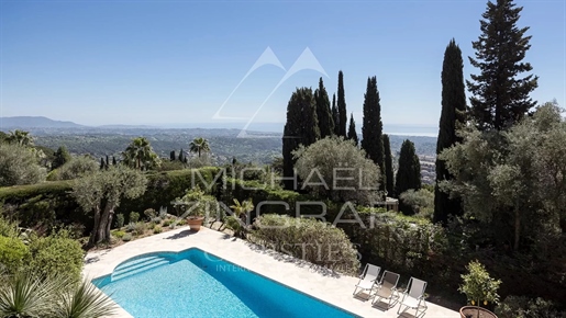 Proche Saint Paul de Vence - Propriété rénovée vue mer