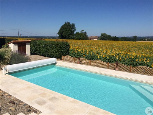 Property with swimming pool