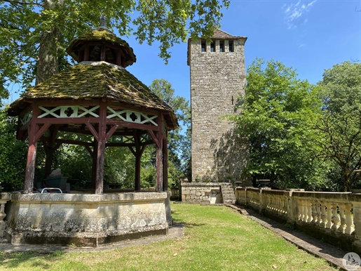 Demeure historique avec jardin- Commerces à pied.