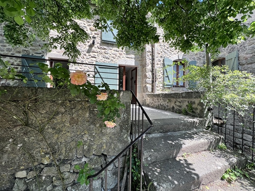 Environs of Largentiere: a characterful property renovated with 182m2 living area, a 650m2 garden, a