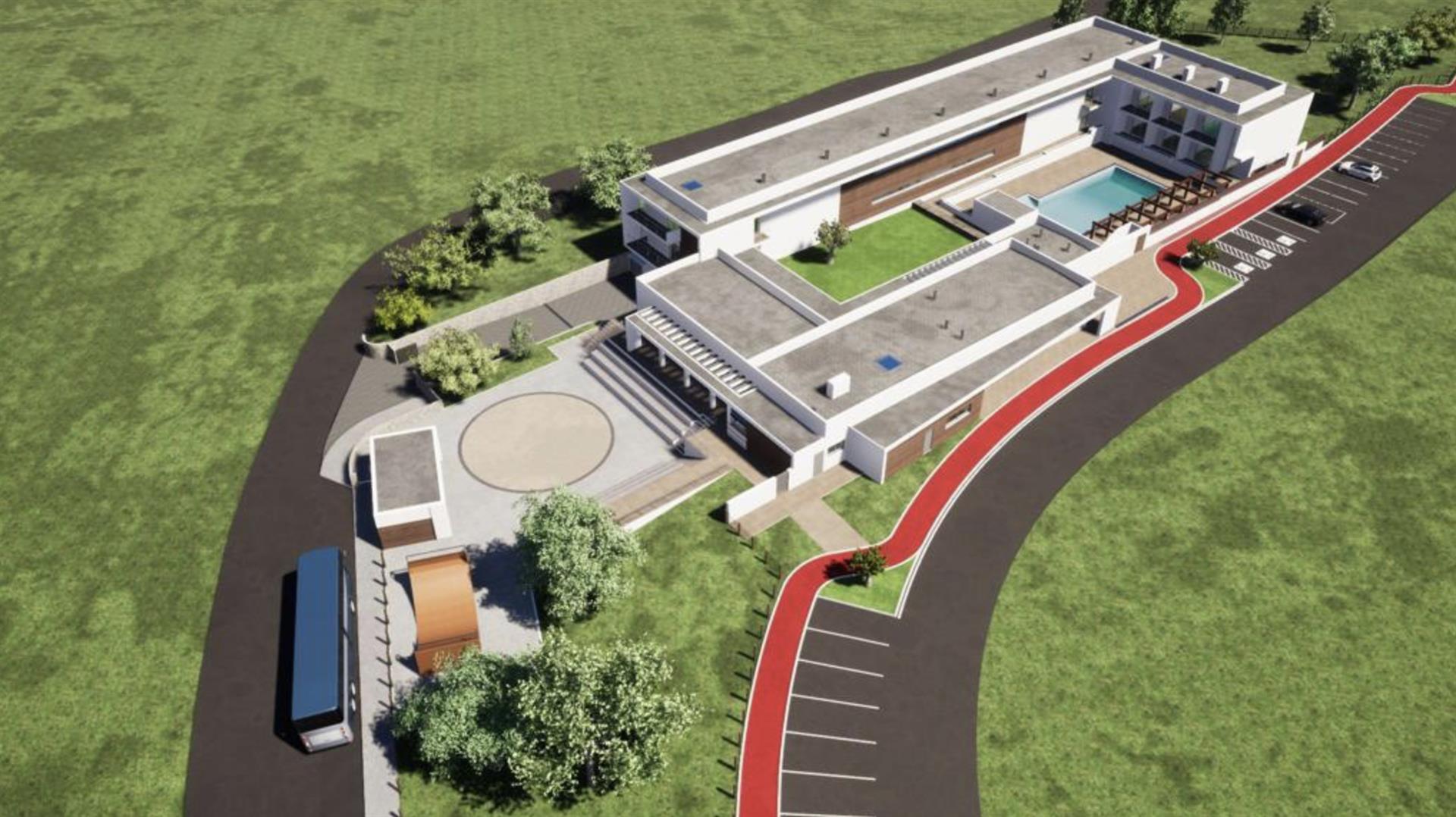 Land with Approved Project for Hotel Construction