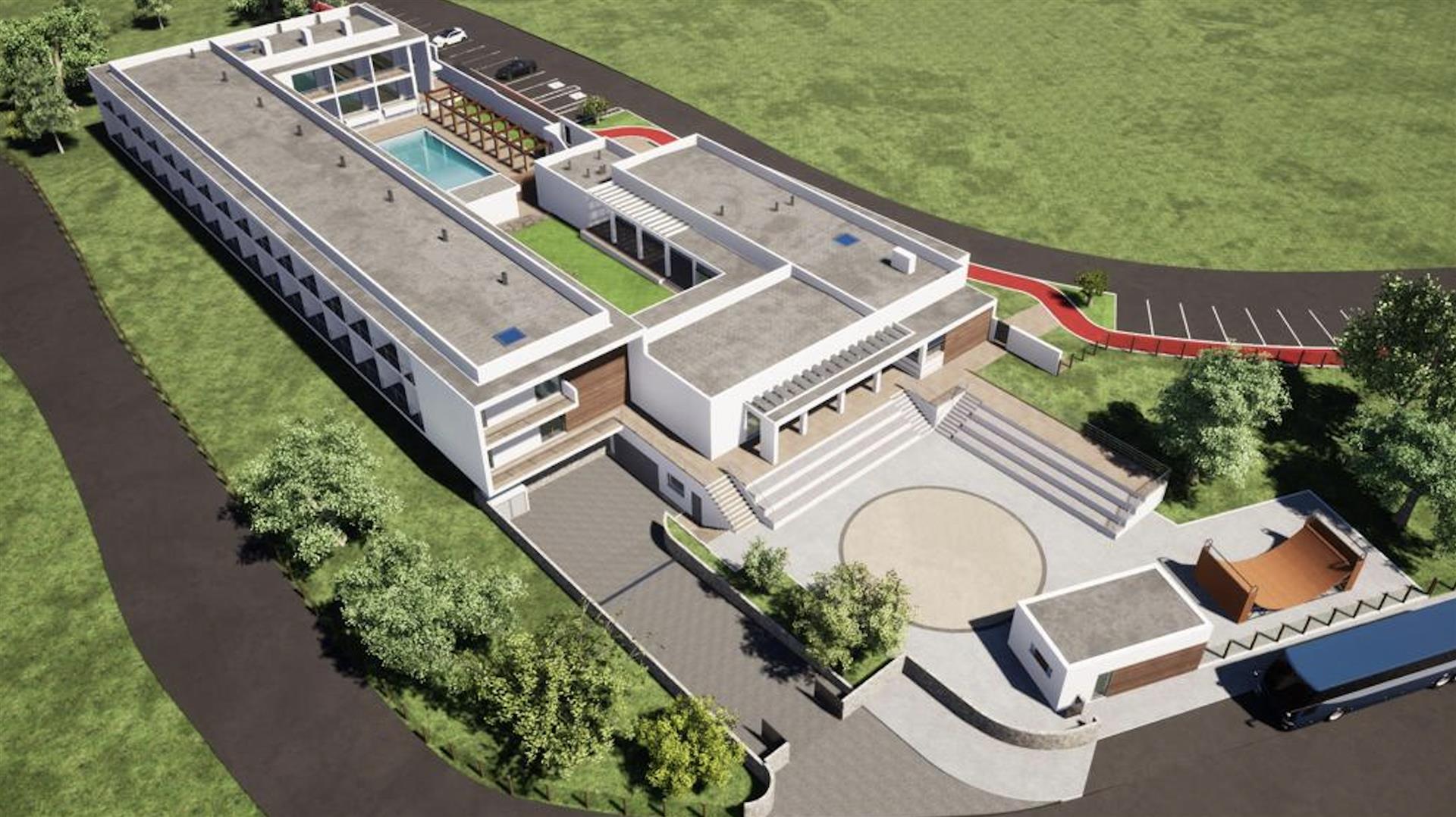 Land with Approved Project for Hotel Construction