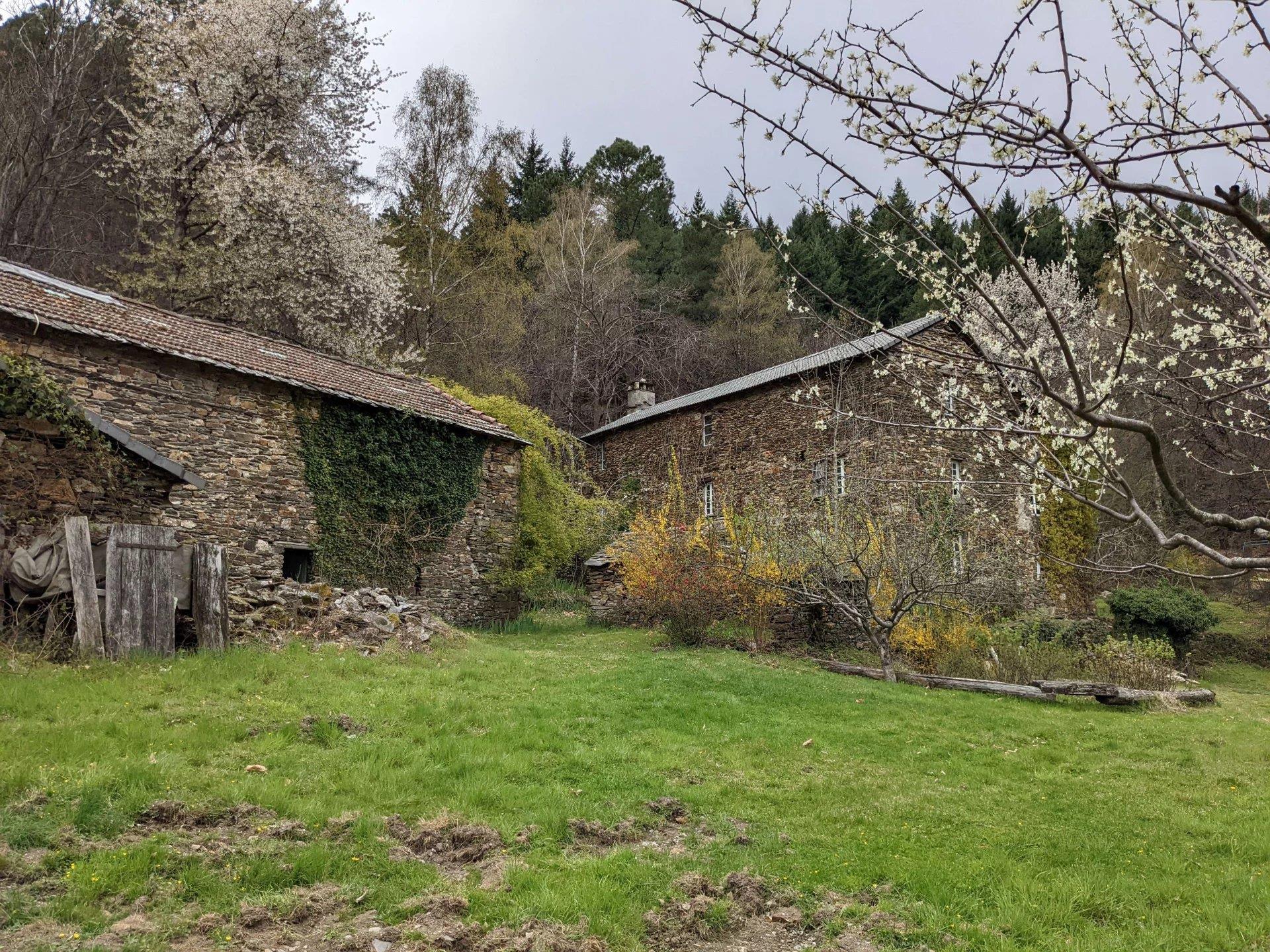 Stone house with land