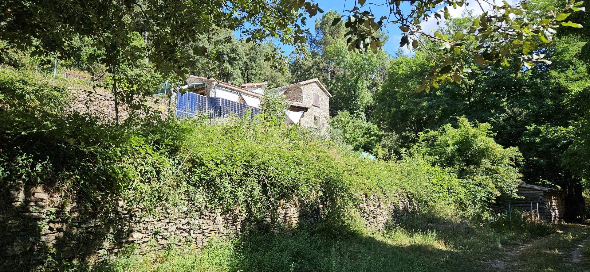 Beautiful house in the middle of nature