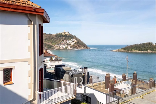 Charmante vrijstaande villa met spectaculair panoramisch uitzicht op La Concha