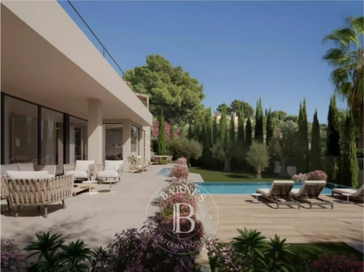 Prachtige nieuwe villa in Bendinat met uitzicht op zee