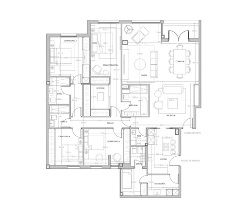 Madrid-Salamanca-Goya appartamento, 311 m2, 5 camere, terrazza, garage e ripostiglio