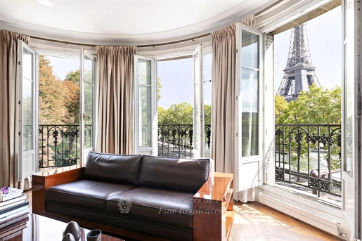 Paris 16th District – Um excepcional apartamento de 3 camas com vistas deslumbrantes