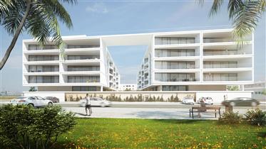 Algarve - Olhão - Apartamentos T2 Novos para venda, num edificio com 2 piscinas na cobertura, na Mar