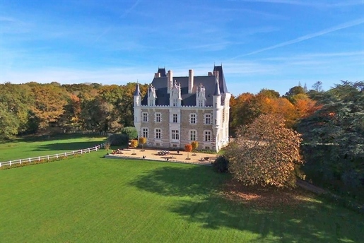 Beau château à vendre en Haut-Anjou.