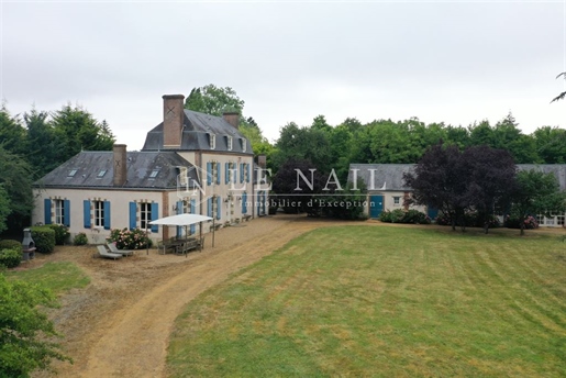Schönes Anwesen mit 31 Hektar zum Verkauf an der Sarthe