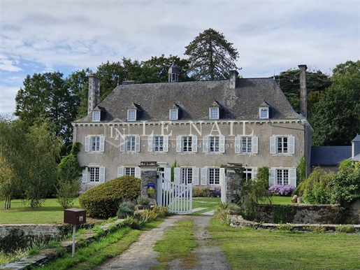 Elegant Manorhouse From The 15th And 18th C. In Haut-Anjou