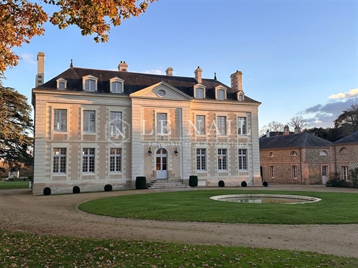 On The Loire Shoreline, Prestigious 18th C. Chateau For Sale, 4.94 Acres At The Gates Of Nantes