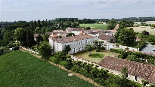 Charmant petit château à vendre au coeur d'un village de Dordogne