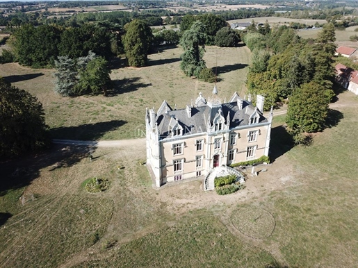 Neo-Gothic Château in Anjou, for sale