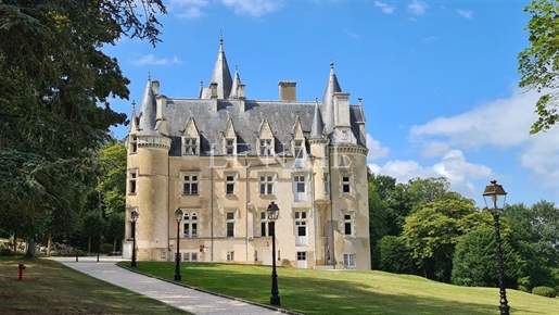 Magnifique château à vendre entre Le Mans et Tours.