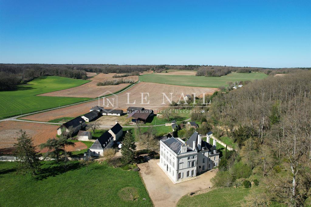 19Th C. Chateau and its 720 acre estate in the Loire Valley of Anjou