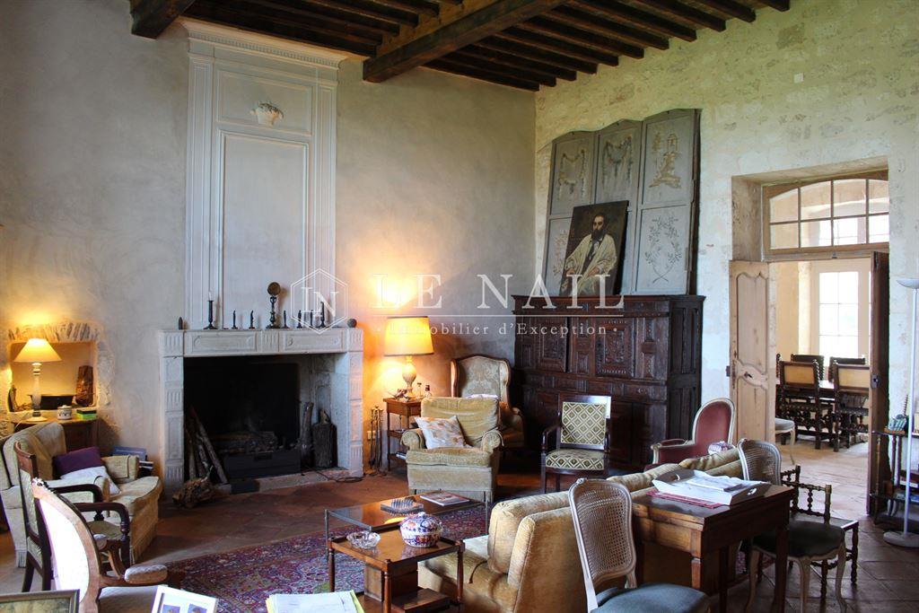 15Th and 16th C. Chateau With Guest House Between Bordeaux And Bergerac