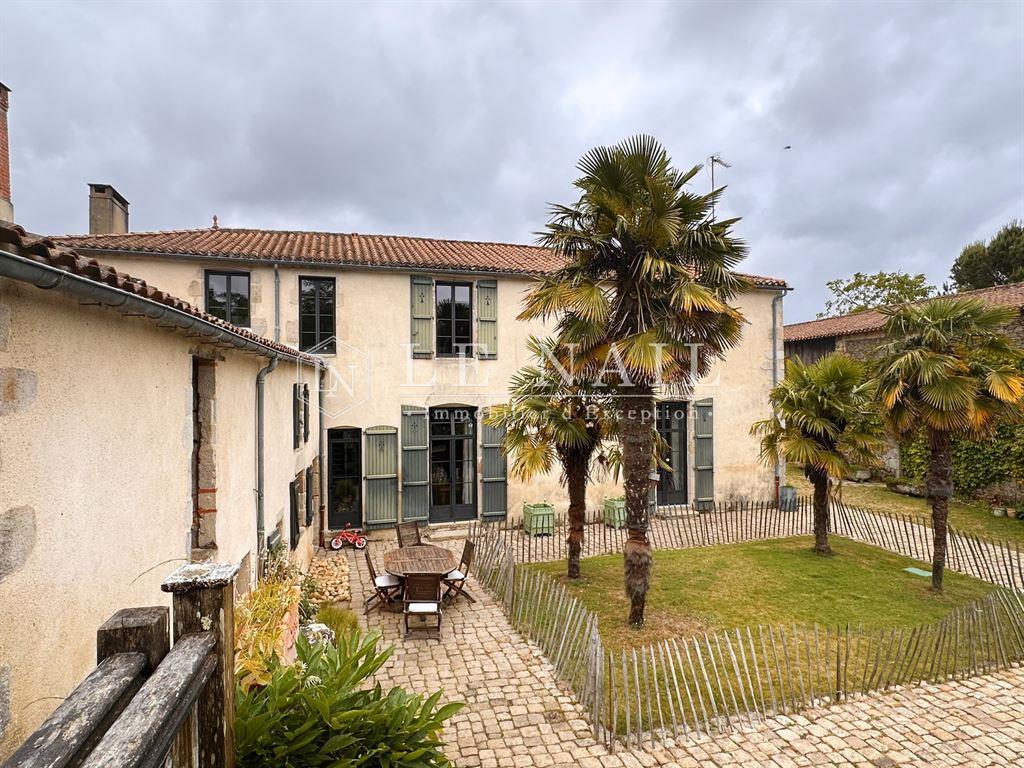 Restored 18th C. Dwelling in the heart of a village in Vendée department