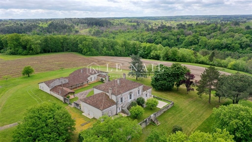 Riesiges Anwesen von 74 ha mitten in der Natur, 1 Stunde von Bordeaux entfernt