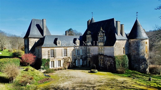 Magnificient 15th & 18th c. Listed castle, in Dordogne, for sale