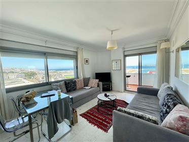 Atemberaubende Wohnung 95m2 mit Meerblick von jedem Zimmer, in Tanger Boulevard.