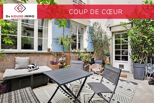 Charmant 2 pièces de 42 m² avec sa cour privative arborée de 20 m²