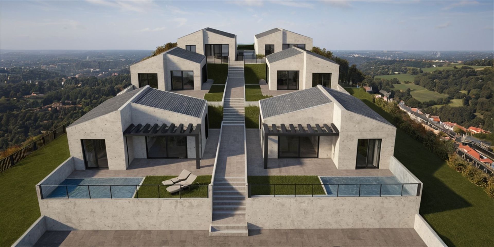 Villas de luxe avec piscines privées à Kanali, Préveza