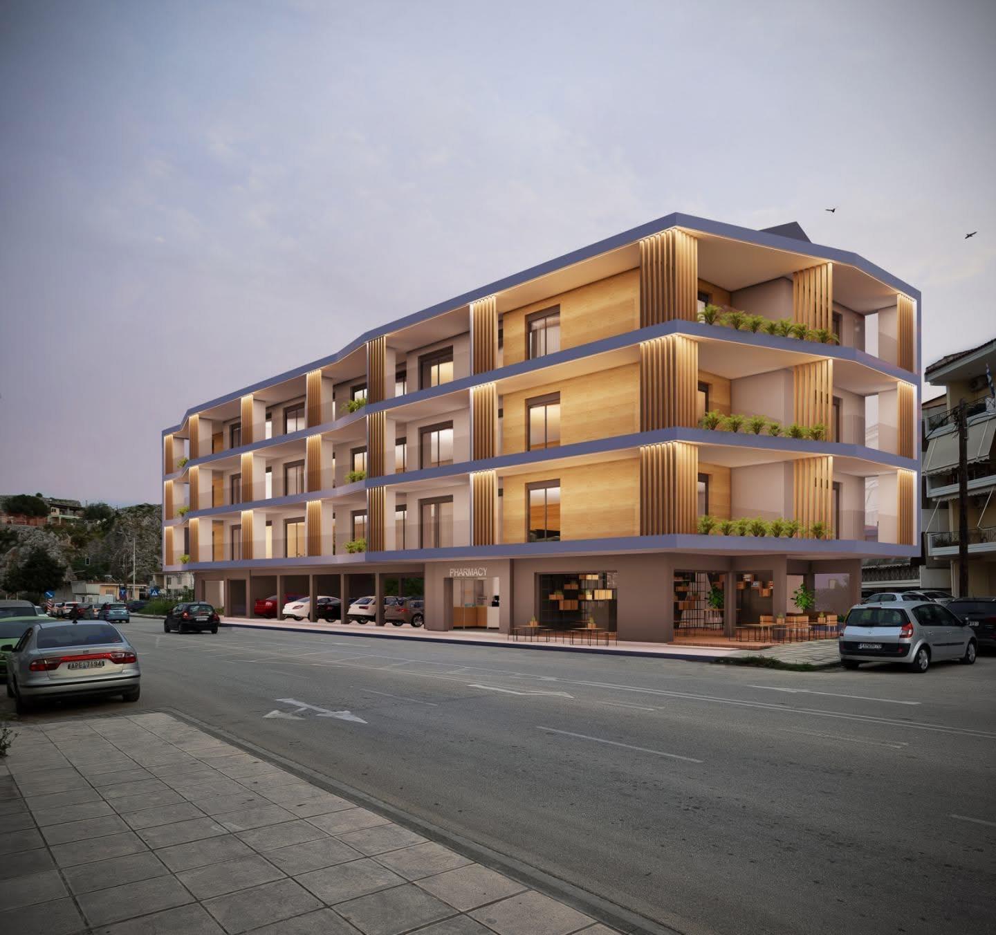 Moderní byt ve 2. patře ve výstavbě v centru Nafpliu